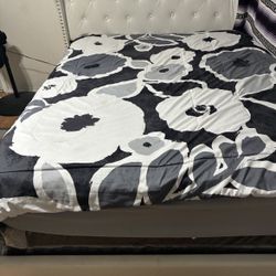 Queen Size Mattress And Bed Frame In Great Condition 