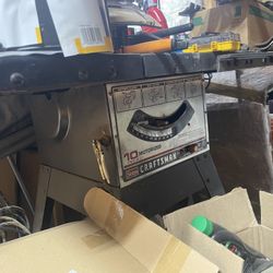 Craftsman Table Saw