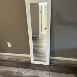 Mirror With White Frame