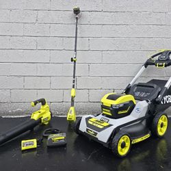 Ryobi 40V 21" Lawnmower  Self-Propelled Crosscut 