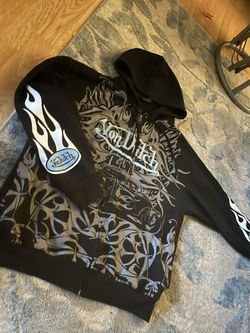 BRAND NEW VON DUTCH HOODIE SIZE MEDIUM FITS LIKE LARGE !!!