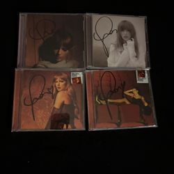 Taylor Swift Signed cds