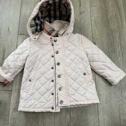  Burberry Jacket With Detachable Hoodie Size 18 Months OBO