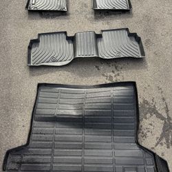 All Weather Car Floor Mats & Cargo Liner for 2022-2025 2026 Hyundai Tucson (No Hybrid Models) Custom Fit Full Set Accessories - Black