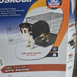 New, Doskocil 30lbs-70lbs, pet home wire kennel (box) firm $25