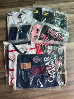 Soccer Jerseys 3 x $100