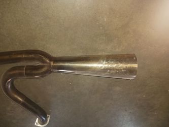 Exhaust pipe for a Harley Davidson TBR
