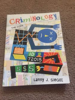 Criminology "The Core" (4th edition) (Larry Siegel)