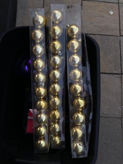 Ornaments •• 29 Gold “””