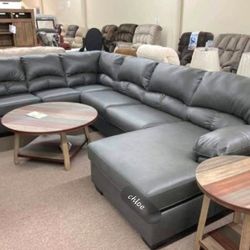 
÷ASK DISCOUNT COUPON😎 sofa Couch Loveseat Living room set sleeper recliner daybed futon 》aber Gray Raf Or Laf Sectional 