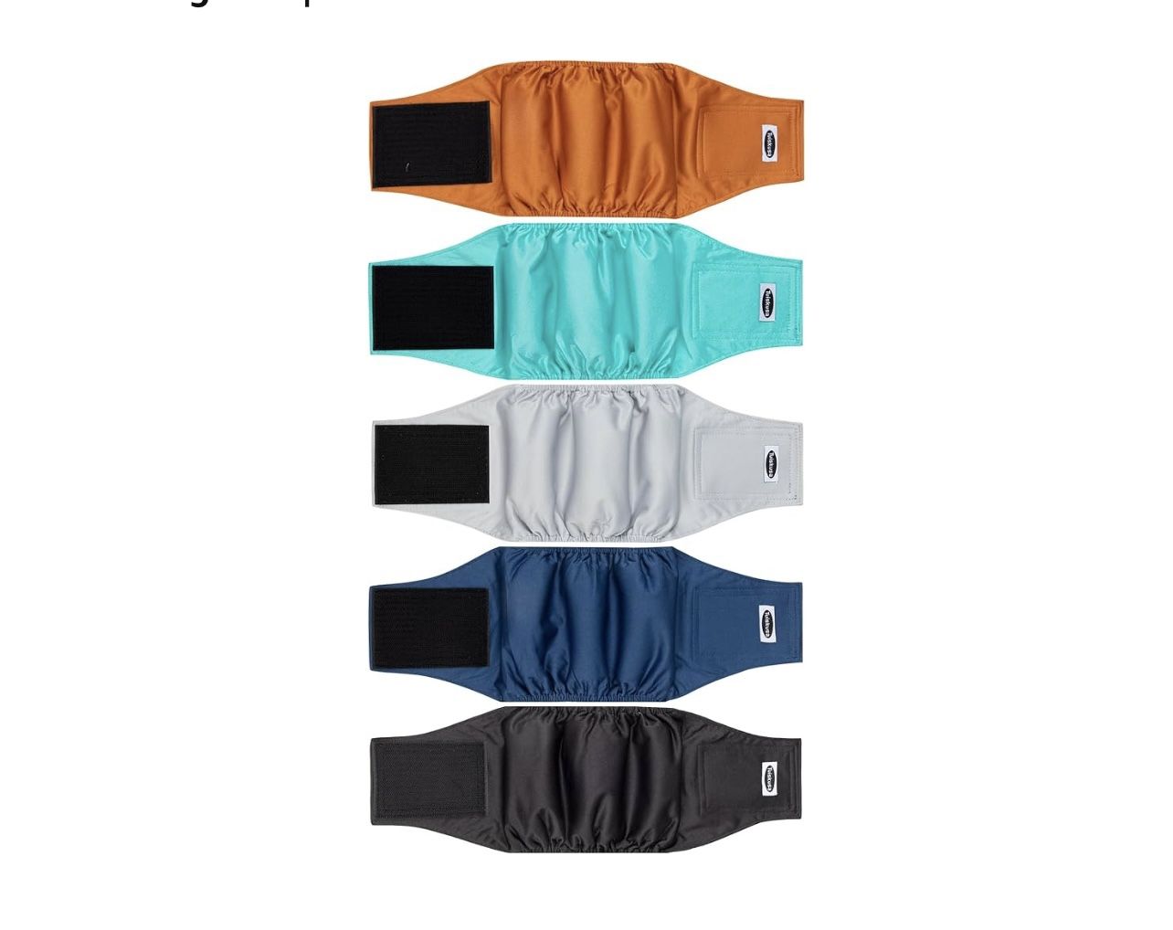Male Dog Diapers, High Absorbing Dog Belly Bands for Male Dogs, Washable Reusable Dog Males Wraps(5 Pack) Amazon's Choice