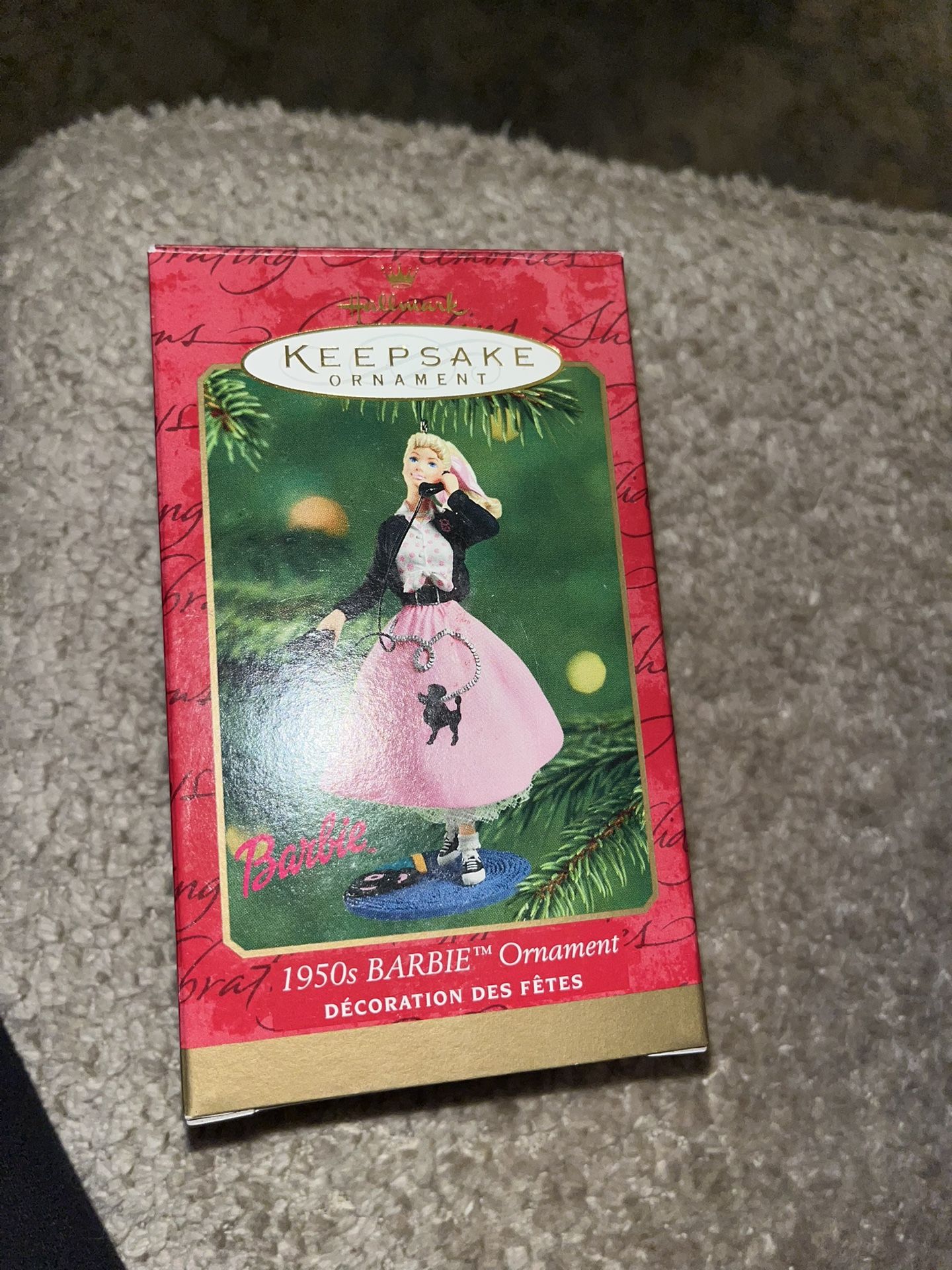 1950s Barbie Ornament 