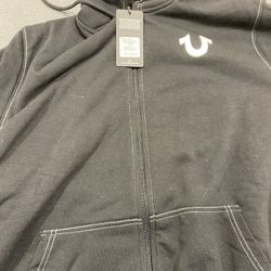 2XL black true religion jacket 