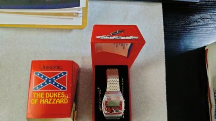 Vintage 1981 Dukes of Hazzard digital watch by Unisonic.