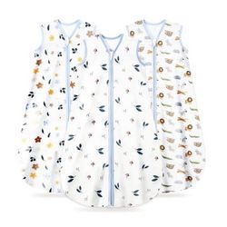 3 Pack Baby Sleep Sack 6-12 Months 100% Organic Cotton