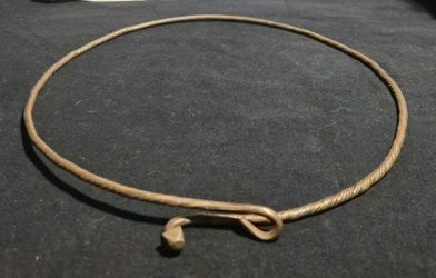 Authentic Viking Silver Neck Torc – ca. 700–900 AD – Certified Antiquity – Pax Romana Auctions