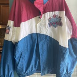Vintage Super Bowl 27 Windbreaker Jacket