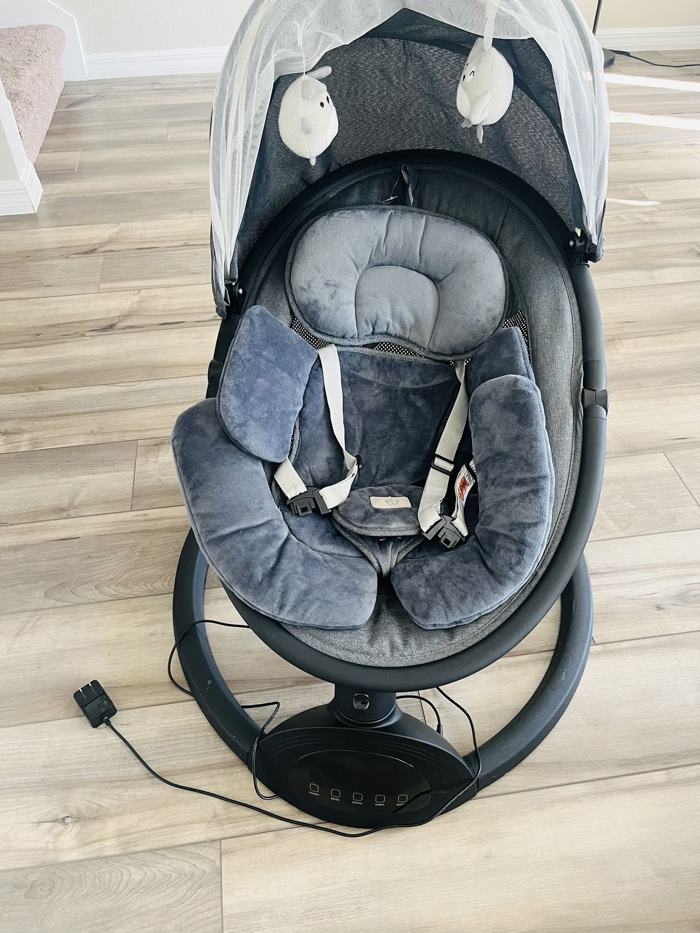 Portable Electric Baby Swing Basically New 