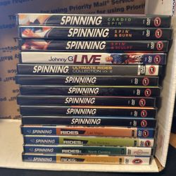 Spinning 13 new dvds by mad dogg athletics