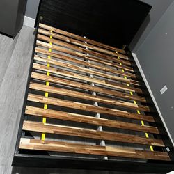 Full size bed frame and headboard