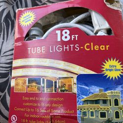 18ft tube lights Clear