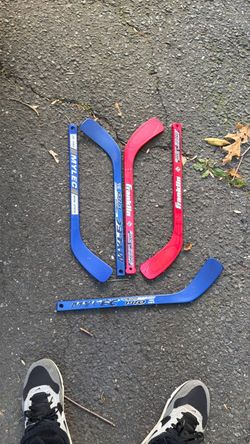 Mylec and Franklin Jr pro Hockey sticks