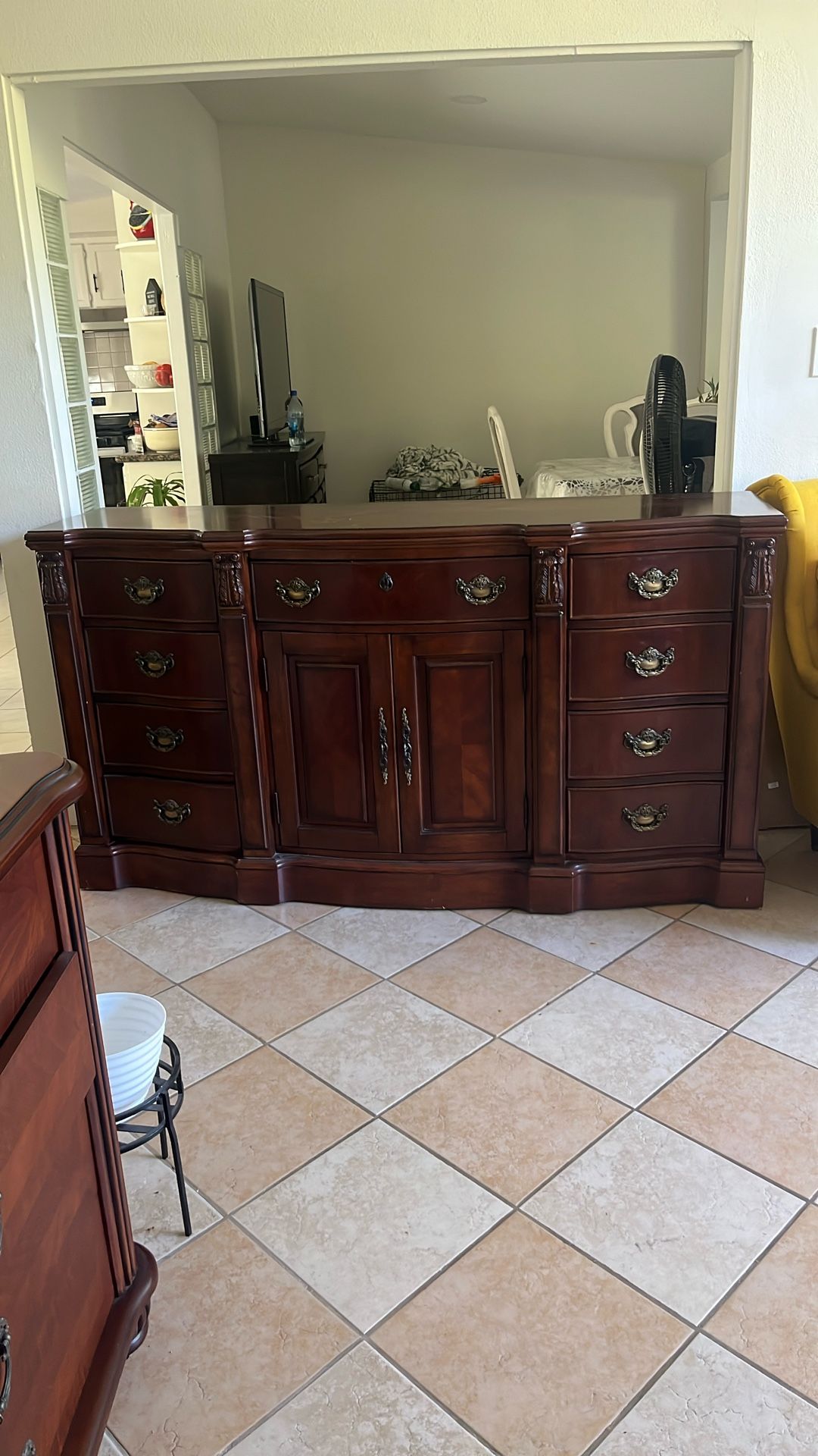 Dresser And Mirror