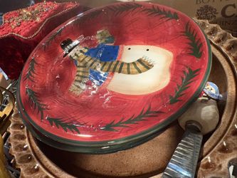 Christmas Plates $3 Ea Or 4 For $10 Cookie Jars $25 Each