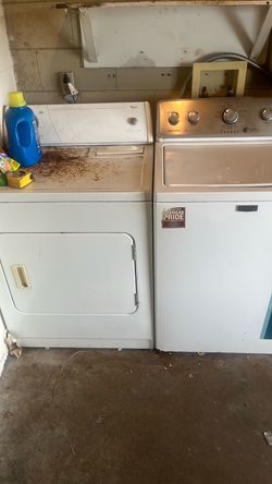 Whirlpool Dryer and Maytag Centennial Washer Set