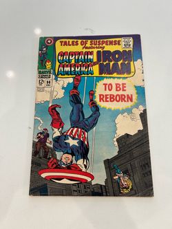 TALES OF SUSPENSE #96 (1968) IRON MAN & CAPT. AMERICA Jack Kirby! Gene Colan, Marvel Comics 4.5