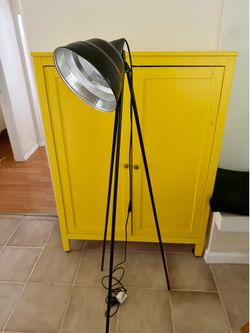 Habitat Photographic Black Metal Tripod Floor Lamp