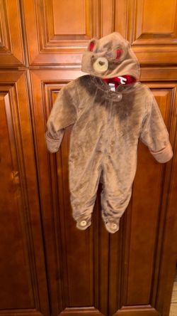 Teddy Bear. Infant / baby.  Boys./ Girls.  Halloween costume.    Size.   0-6. Months