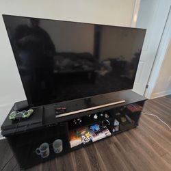 Contemporary Black TV Stand