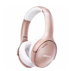 MPOW H19 IPO Wireless Bluetooth 5.0 Rose Gold Noise Cancelling Headset 