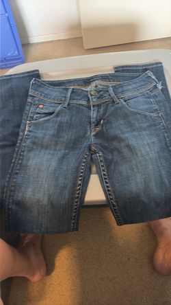 Women's Low-Rise Blue Denim Jeans