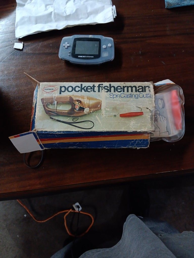 Vintage Pocket Fisherman