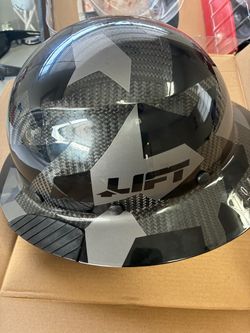 Lift Safety Dax Carbon Fiber Full Brim Hard Hat Black Camo- NEW