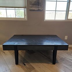 Industrial Wood And Metal Coffee Table