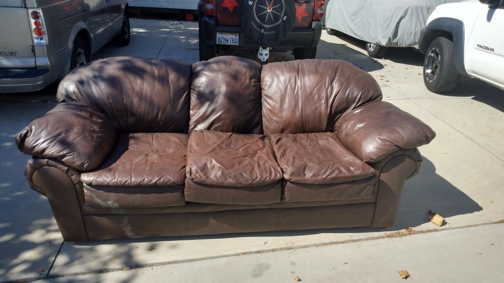 Leather Sofa