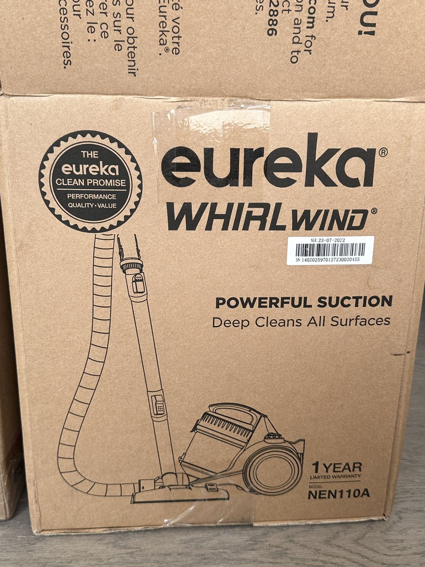 Eureka Whirlwind Vacuum Cleaner $40