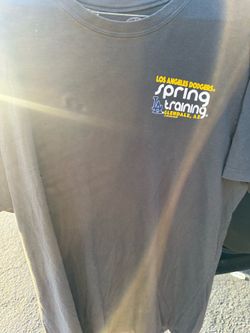 Los Angeles Dodgers spring training grey t-shirt