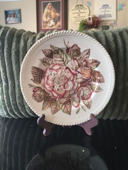 Rose old flower prints- Dinner plates