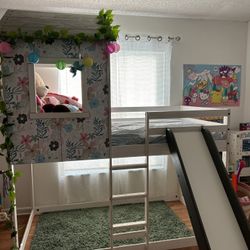 Kids Custom Tree House With Slide