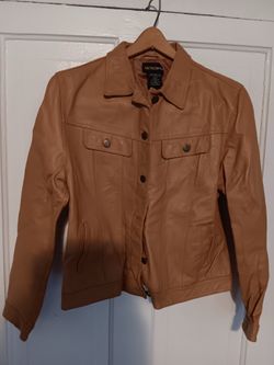 Metro Style Leather Jacket Size 10