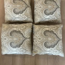 4 Kravet Latika Limestone Pillows 