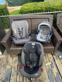 Lot of 3 Used Car Seats