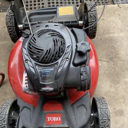 New 2025 Used Once 21 Inch TORO self Propelled Bike Lawn Mower Rear Drive 