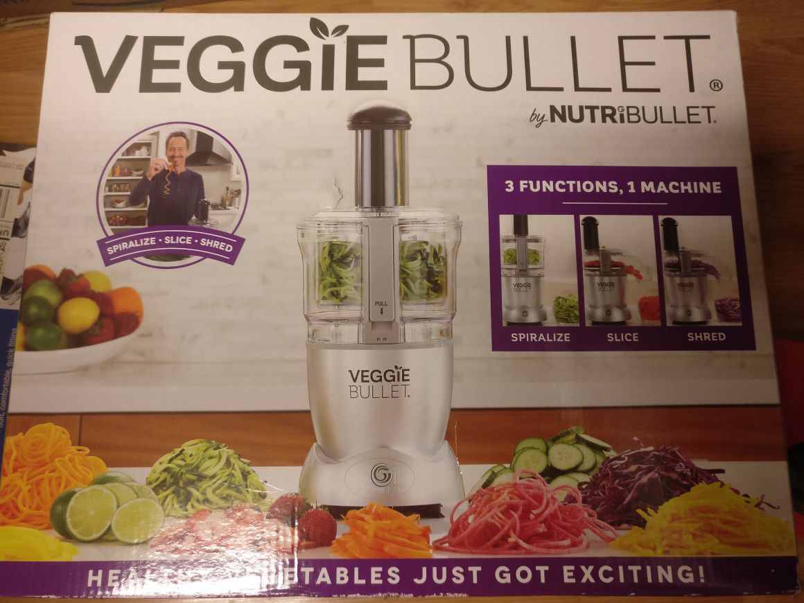 Veggie Bullet Electric Spiralizer & food processor