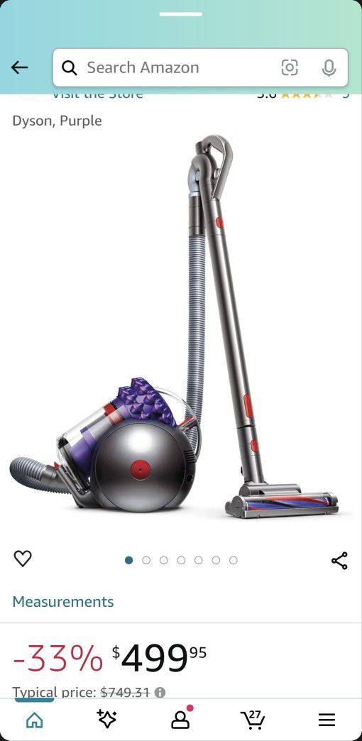 Dyson big ball canister vacuum cleaner