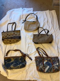 Gently used variety Coach bags